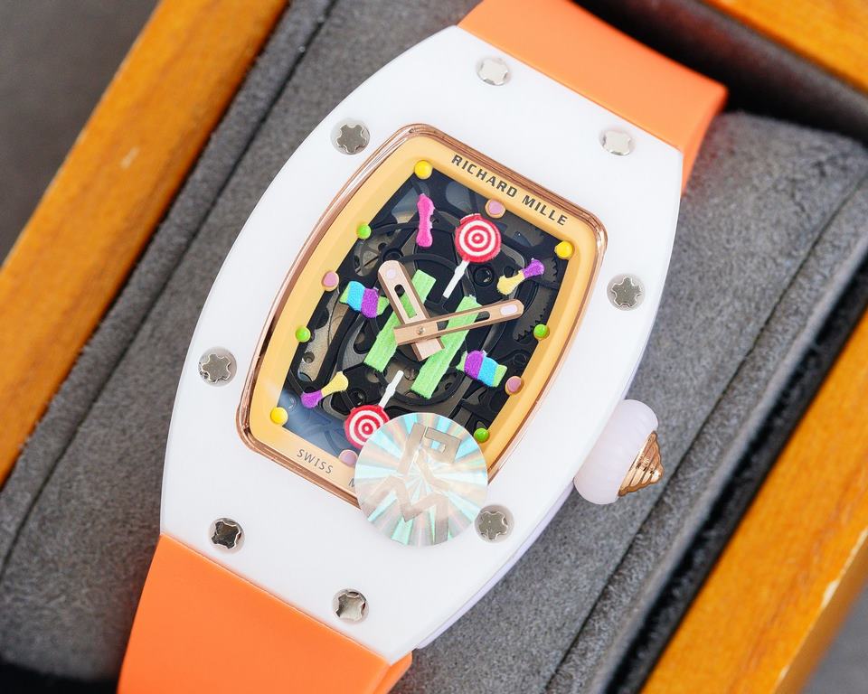 RM factory production   Richard Mille   RichardMille Candy Cotton Candy The latest explosion bon bon series of the rarest pieces! Overcoming traditional craftsmanship breaks the mold! One of the most respected techniques