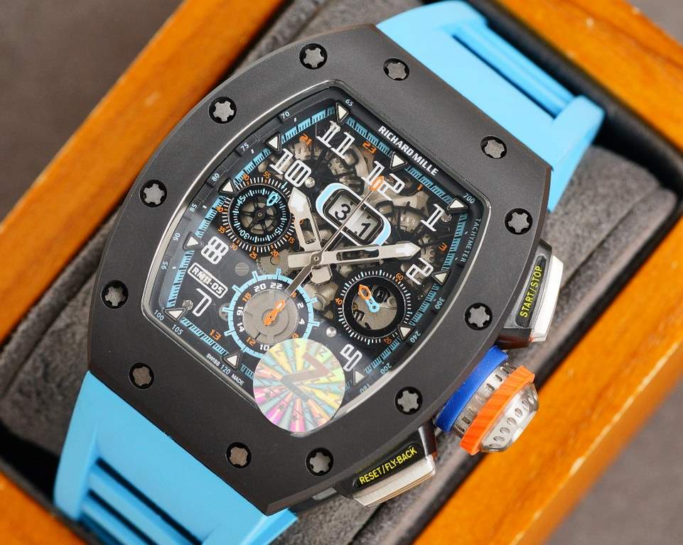 Richard Miller RM11-03 Highest value Ultimate Limited Edition  Hard to find in the world  Here he comes Unlimited, equipped with automatic 7750 mechanical chronograph movement Size 40x50x16mm Using the highest quality of