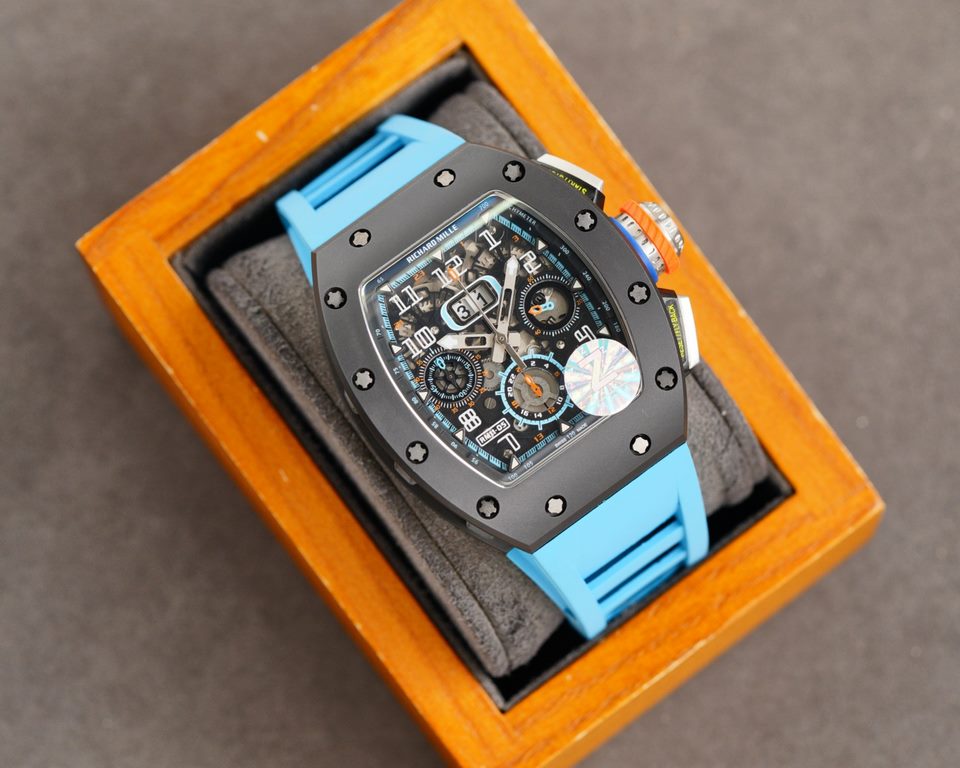 Richard Miller RM11-03 Highest value Ultimate Limited Edition  Hard to find in the world  Here he comes Unlimited, equipped with automatic 7750 mechanical chronograph movement Size 40x50x16mm Using the highest quality of