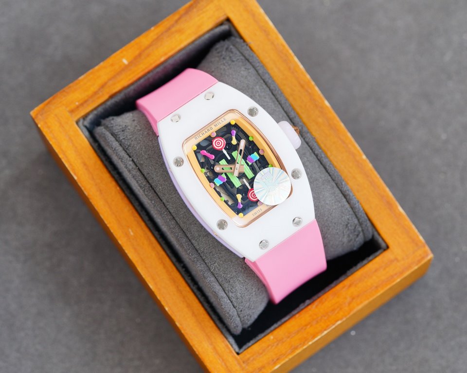 RM factory production   Richard Mille   RichardMille Candy Cotton Candy The latest explosion bon bon series of the rarest pieces! Overcoming traditional craftsmanship breaks the mold! One of the most respected techniques