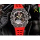 RICHARD MILLE RICHARD MILLE presented this week its most complex creation to date, the RM 62-01 Tourbillon Vibrating Alarm ACJ, equipped with four complications a staggering 816 movement components, which took five years