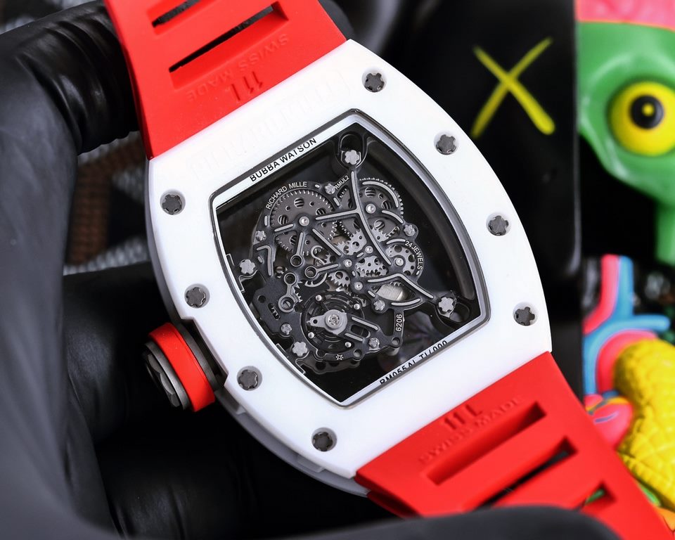 RICHARDMILLE RICHARDMILLE strongest replica RM055 series ceramic upper and lower cases are imported from Taiwan by the ATPT ceramic after treatment to form the Y-TZP ceramic by high-tech anti-handshift technology to pres