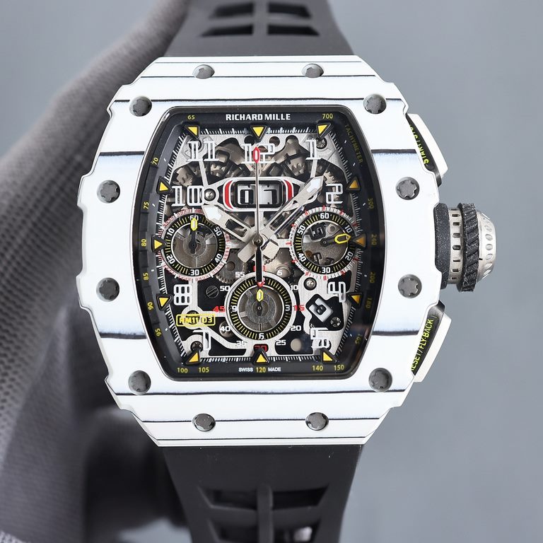 standardizeNew style Richard Mille RM11-FM Richard Mille the network's top chronograph version, blue ceramic special version blue ceramic eye high-grade ceramic blue ceramic material must be used professional top high-te