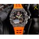 RICHARD MILLE RICHARD MILLE presented this week its most complex creation to date, the RM 62-01 Tourbillon Vibrating Alarm ACJ, equipped with four complications a staggering 816 movement components, which took five years