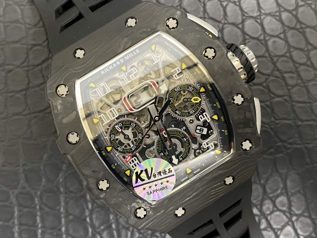 KV Richard Mille RM11-03RG Collection The perfect ergonomic design matches the pursuit of perfection of the brand's iconic architecture. every component of the RM 011 is an aesthetic expression of its functionality. the 