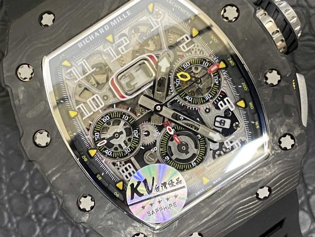 KV Richard Mille RM11-03RG Collection The perfect ergonomic design matches the pursuit of perfection of the brand's iconic architecture. every component of the RM 011 is an aesthetic expression of its functionality. the 