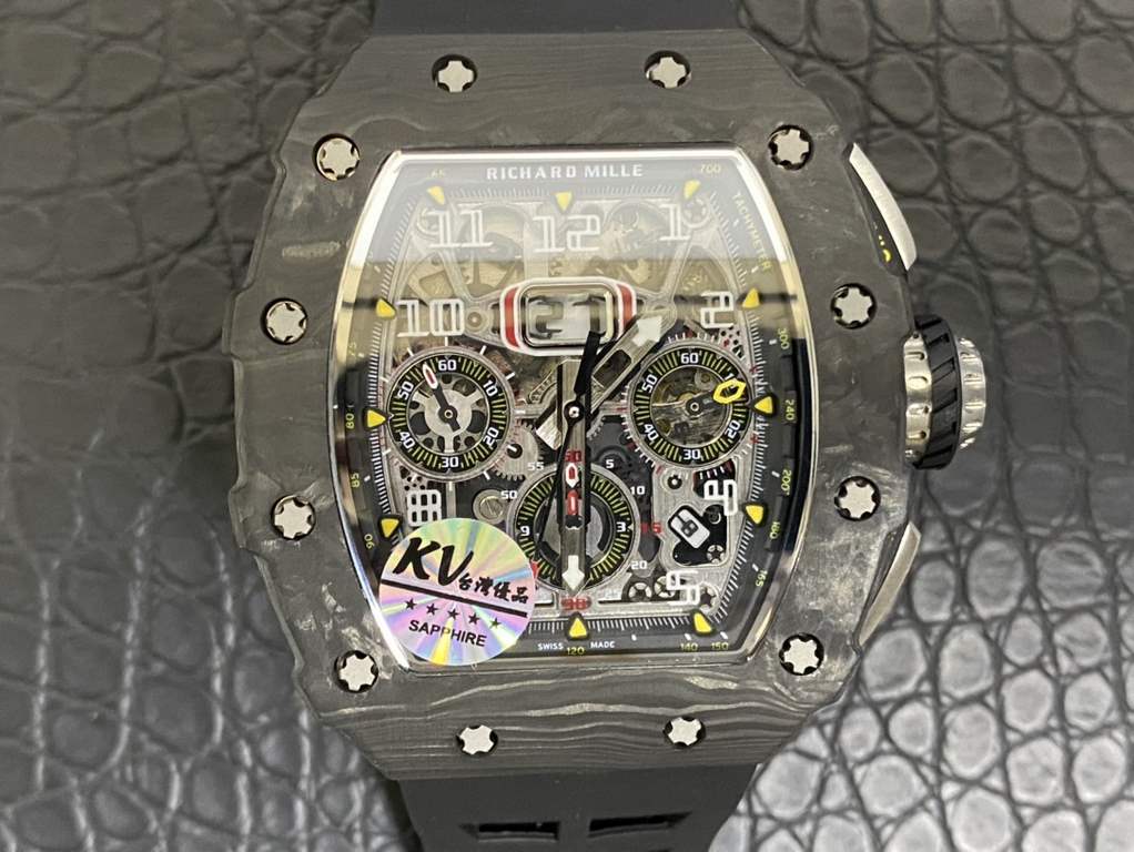 KV Richard Mille RM11-03RG Collection The perfect ergonomic design matches the pursuit of perfection of the brand's iconic architecture. every component of the RM 011 is an aesthetic expression of its functionality. the 