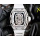 Richard Mille RM-052 The newest addition to the RM-052 collection, the skull and skeleton collection, with its diamond-encrusted case and original mechanical movement, highlights the sporty style of this watch. Its bold,