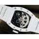 KV Factory2021 Recommended by KV Factory2021] Super masterpiece. RICHARD MILLE RM 011 FELIPE MASSA ceramic series    1 RICHARD MILLE named after FELIPE MASSA football superstar chronograph watch [pleased] in the summer o