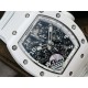 KV Factory2021 Recommended by KV Factory2021] Super masterpiece. RICHARD MILLE RM 011 FELIPE MASSA ceramic series    1 RICHARD MILLE named after FELIPE MASSA football superstar chronograph watch [pleased] in the summer o