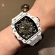 Richard Mille. Richard Mille RM35-01 White Carbon Fiber Limited Edition   pro-active three-piece structure, the upper and lower bezels and the back are made of NTPT original carbon fiber pattern and 316 steel, the letter