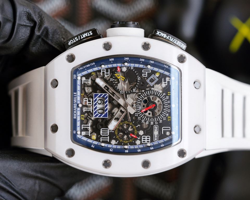 Richard Mille RM11-03 Carbon The perfect ergonomic design matches the pursuit of perfection of the brand's iconic architecture. every component of the RM 011 is an aesthetic expression of its functionality. the RM 11-03 