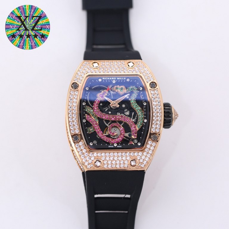 [Roses] [Roses]Richard Mille RM07-1 The goddess of the watch world The ladies' dream watch] Also known as the Diamond Crusher Richard Mille's relentless pursuit of technical perfection in the RM007 is designed for women 