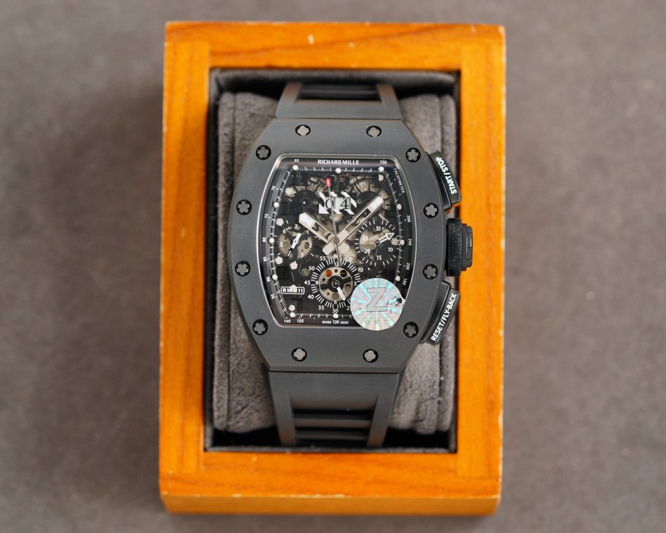 Richard Miller RM11-03 Highest value Ultimate Limited Edition  Hard to find in the world  Here he comes Unlimited, equipped with automatic 7750 mechanical chronograph movement Size 40x50x16mm Using the highest quality of