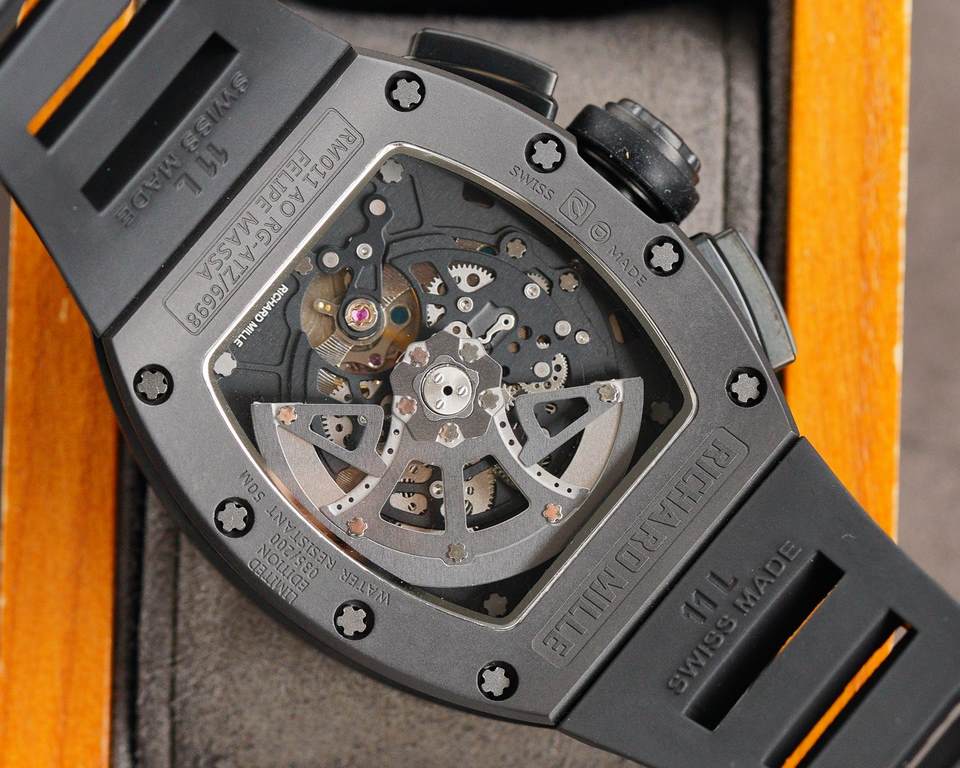 Richard Miller RM11-03 Highest value Ultimate Limited Edition  Hard to find in the world  Here he comes Unlimited, equipped with automatic 7750 mechanical chronograph movement Size 40x50x16mm Using the highest quality of