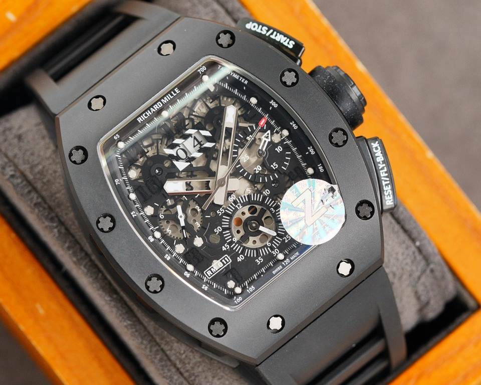 Richard Miller RM11-03 Highest value Ultimate Limited Edition  Hard to find in the world  Here he comes Unlimited, equipped with automatic 7750 mechanical chronograph movement Size 40x50x16mm Using the highest quality of