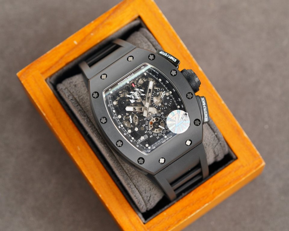 Richard Miller RM11-03 Highest value Ultimate Limited Edition  Hard to find in the world  Here he comes Unlimited, equipped with automatic 7750 mechanical chronograph movement Size 40x50x16mm Using the highest quality of