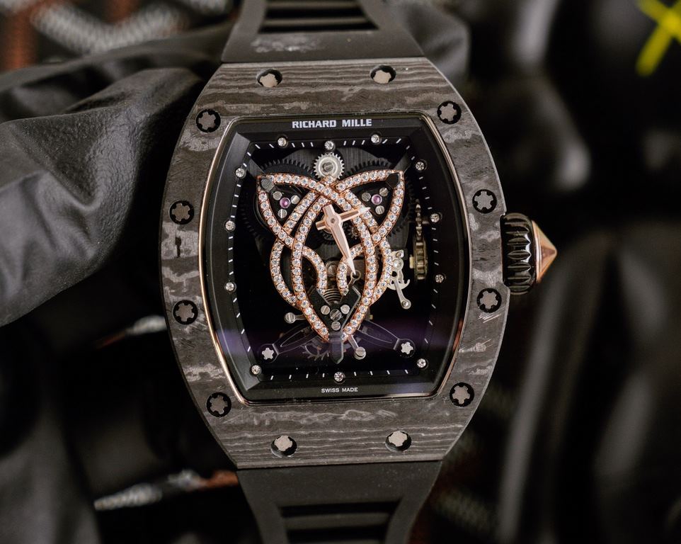 Richard Mille Richard Mille RM 019 NTPT Celtic Knot(Tourbillon Natalie Portman Limited) Tourbillon Natalie PortmanLIMITEDLimited Edition, 10 PIECE 2019 Full Set Imported carbon fiber case, original Japan Citizen fully au