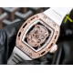 Richard Mille RM-052 The newest addition to the RM-052 collection, the skull and skeleton collection, with its diamond-encrusted case and original mechanical movement, highlights the sporty style of this watch. Its bold,