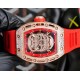 Richard Mille RM-052 The newest addition to the RM-052 collection, the skull and skeleton collection, with its diamond-encrusted case and original mechanical movement, highlights the sporty style of this watch. Its bold,