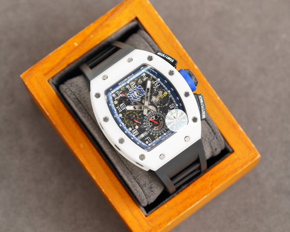 Richard Miller RM11-03 Highest value Ultimate Limited Edition  Hard to find in the world  Here he comes Unlimited, equipped with automatic 7750 mechanical chronograph movement Size 40x50x16mm Using the highest quality NT