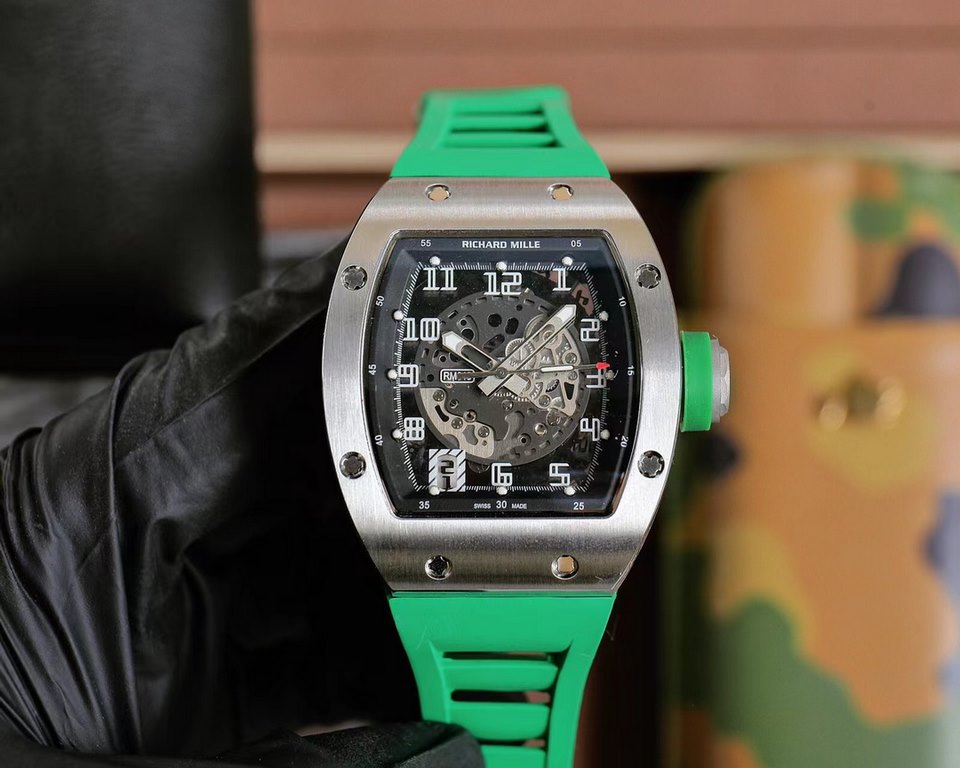 Richard Mille Richard Mille RM010 new craft fashion more avant-garde skeleton design latest special models Mineral scratch-resistant mirror glass configuration 316L steel case abrasion-resistant natural imported rubber s