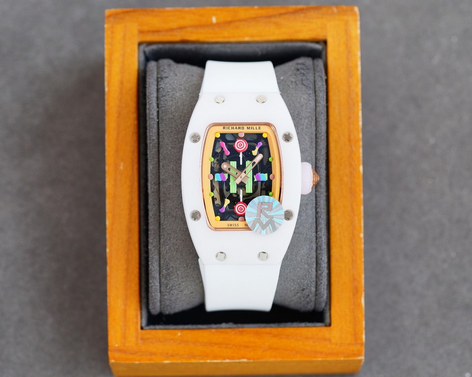 RM factory production   Richard Mille   RichardMille Candy Cotton Candy The latest explosion bon bon series of the rarest pieces! Overcoming traditional craftsmanship breaks the mold! One of the most respected techniques