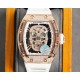 Z factory production   Richard Mille   [RICHARD MILLE] the latest upgrade special edition polished glossy shell gold glitter Let you bring out the most handsome and most special and most personalized classic Ghost Head, 