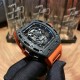 Richard Mille Richard Mille RM052 Collection Latest Ghost Head Luminous Carbon Fiber Upgrade Cranium Series The carbon fiber case and the imported mechanical movement highlight the sporty style of this watch The floating