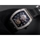 JB Richard Mille RM001   True Tourbillon Upgrade, upgraded as follows 1, re-copying the original data, the deck frame is closer to the original, the similarity is more than 95%; 2, upgraded to a toughened glass double-la