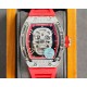 Z factory production   Richard Mille   [RICHARD MILLE] the latest upgrade special edition polished glossy shell gold glitter Let you bring out the most handsome and most special and most personalized classic Ghost Head, 