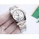 Rolex - ROELX Calendar Day Date Series (imported Citizen 8215 mechanical) 316 stainless steel, crystal convex window lens, classic Oyster strap with folding crown buckle, men's 41mmWith a classic design that never tires 