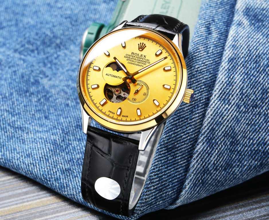 . (This product have been strictly waterproof pressure test, waterproof up to 120 meters  )Rolex, Sun, Moon and Stars series, equipped with the original imported 82S7 movement (0 return 0 after-sales), using super A stee