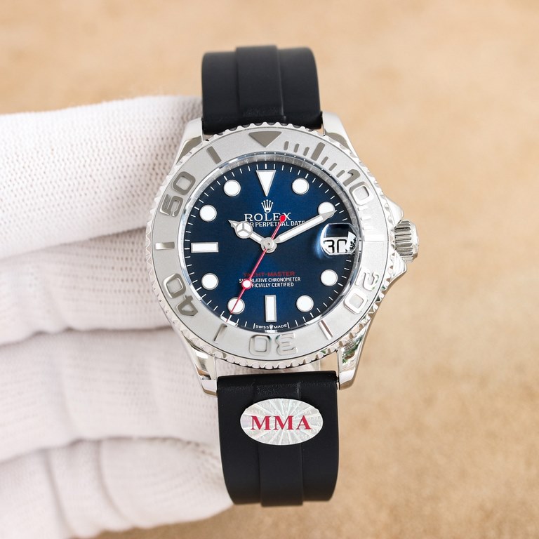 MMA Factory Rolex Yachtmaster Series m268621-Refined and unobtrusive with the new 2836 automatic mechanismDiameter 37mmWater resistance 5ATM water resistantGlass sapphireThe overall appearance of polished lines and angle