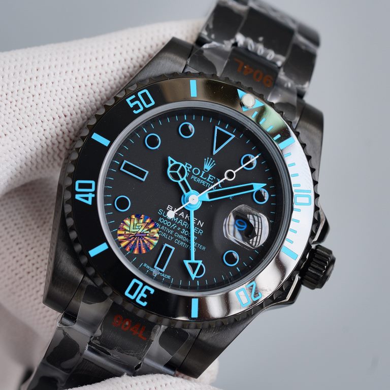 BLAKEN Studio Epic Masterpiece!BLAKEN SUBMARINER Classic Replica Aqua Ghost Modified Style Family Portrait, worn by both men and women! Original limited edition! TOP2836 movement! Multi-color   family photo collection is