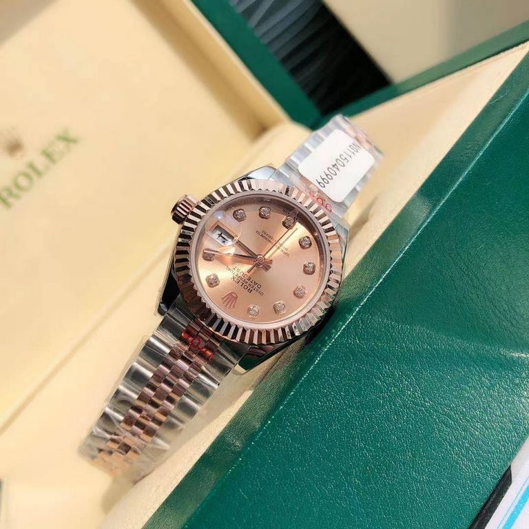 With box Support Hong Kong, the United States direct mailRolex Women's Logotype 28㎜ Log Series, Women's Logotype Oyster case is a model of solid elegance and perfect proportion, using 316L stainless steel to forge stainl