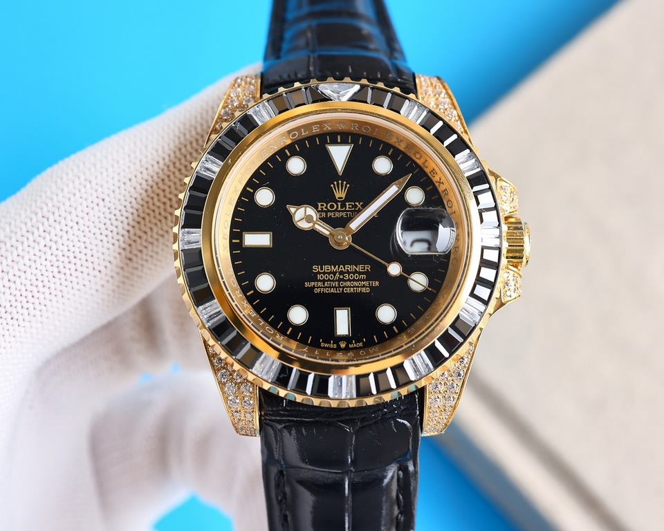 New products Rolex top plaything poisonous goods, do not like to hit the street watch water ghost you, he is definitely your soulmate. With Rolex's most classic submarine series water ghost as a prototype, after the ring