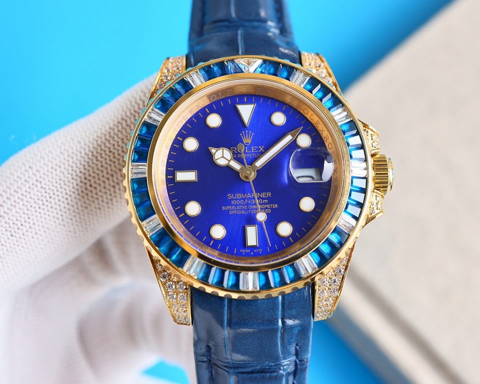 New products Rolex top plaything poisonous goods, do not like to hit the street watch water ghost you, he is definitely your soulmate. With Rolex's most classic submarine series water ghost as a prototype, after the ring