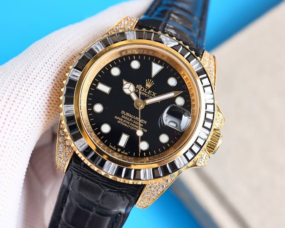 New products Rolex top plaything poisonous goods, do not like to hit the street watch water ghost you, he is definitely your soulmate. With Rolex's most classic submarine series water ghost as a prototype, after the ring