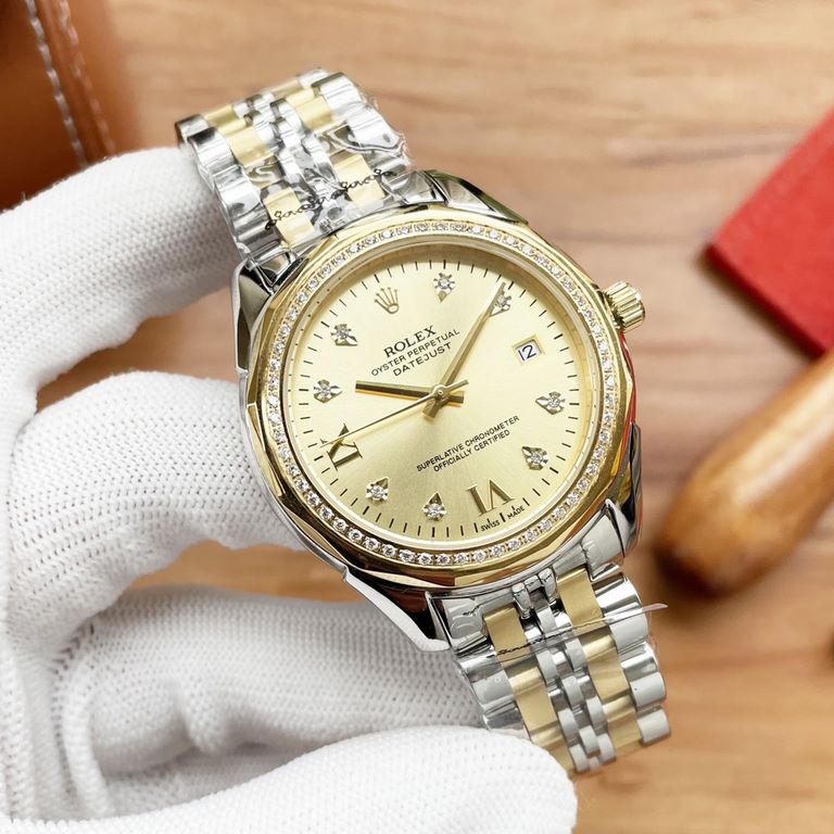 Exclusive first   HD real shot   Quality products  Stable and stylish   Charming extraordinary   Simple hot new  Brand】：Rolex  Three hands design 【Type】：Boutique men's watches[Strap] 316 steel bracelet【Movement】：High-end