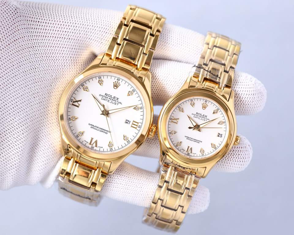 Rolex Classic Couples   Watch Wristwatch! NEW!  8    Swarovski kite diamonds with Roman studs! Makes it clearer and easier for you to read the time! Double-bib sapphire anti-scratch mirror!   built-in original imported 8