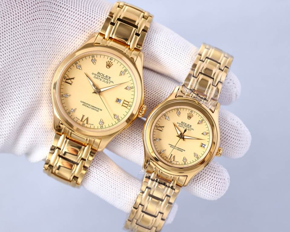 Rolex Classic Couples   Watch Wristwatch! NEW!  8    Swarovski kite diamonds with Roman studs! Makes it clearer and easier for you to read the time! Double-bib sapphire anti-scratch mirror!   built-in original imported 8