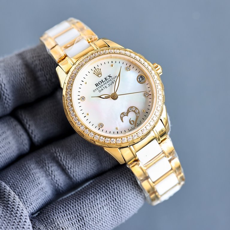 Explosive recommended - interpretation of a hundred changes of the goddess, the best women's models of the year Rolex new ROLEX fashion women's watch simple three hands night time super luminous   unique  3   word positi