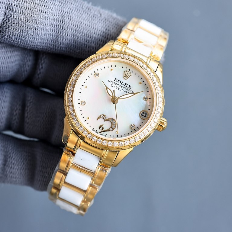 Explosive recommended - interpretation of a hundred changes of the goddess, the best women's models of the year Rolex new ROLEX fashion women's watch simple three hands night time super luminous   unique  3   word positi