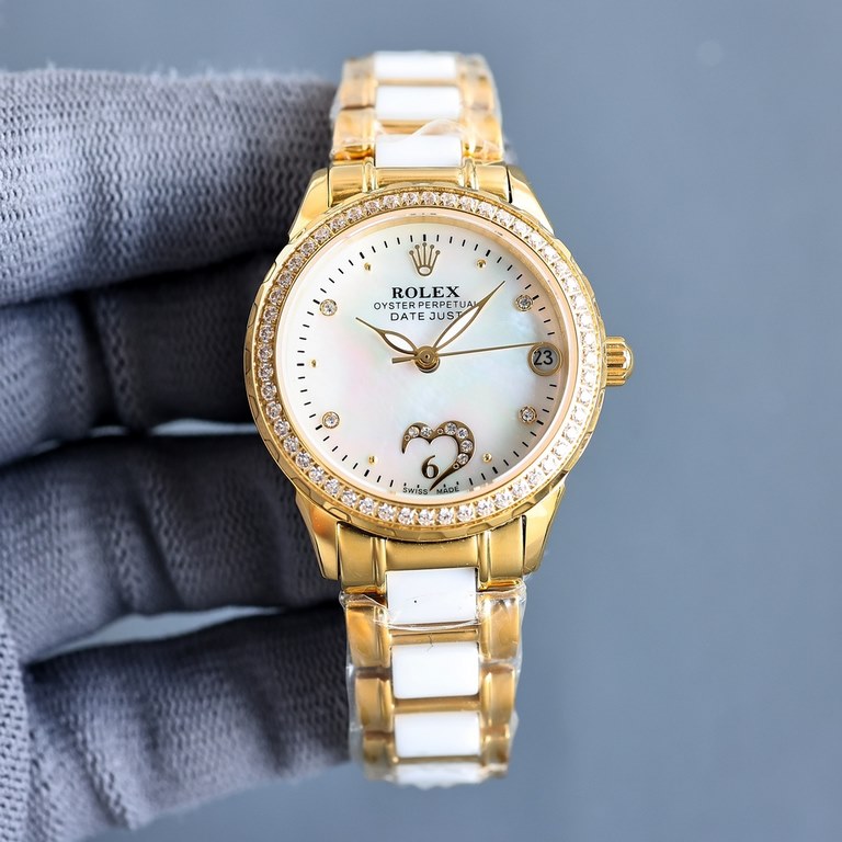 Explosive recommended - interpretation of a hundred changes of the goddess, the best women's models of the year Rolex new ROLEX fashion women's watch simple three hands night time super luminous   unique  3   word positi