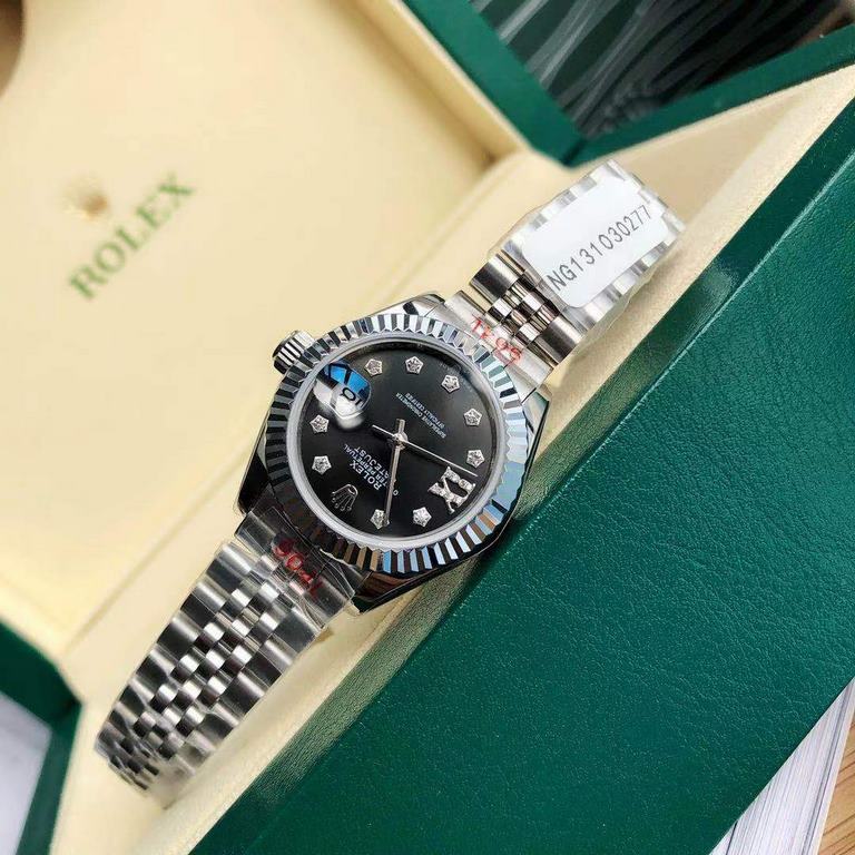 With box Support Hong Kong, the United States direct mailRolex Women's Logotype 28㎜ Log Series, Women's Logotype Oyster case is a model of solid elegance and perfect proportion, using 316L stainless steel to forge stainl