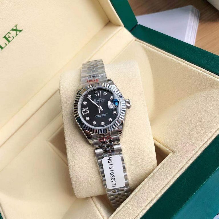 With box Support Hong Kong, the United States direct mailRolex Women's Logotype 28㎜ Log Series, Women's Logotype Oyster case is a model of solid elegance and perfect proportion, using 316L stainless steel to forge stainl