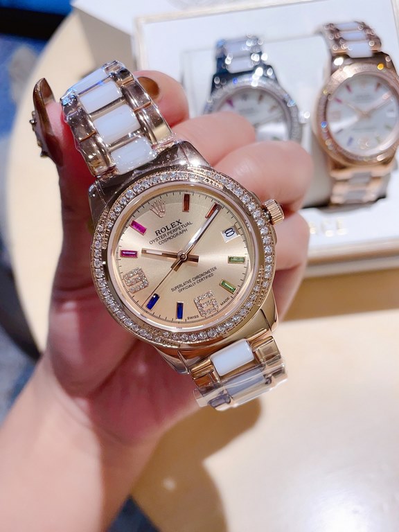 Rolex exquisite quality of the latest debut of meticulous wrist beauty harmonic beauty immortal flawless picking subtle Yueer  brand] Rolex (physical more beautiful recommended)     [Type] exquisite women's watches[Strap