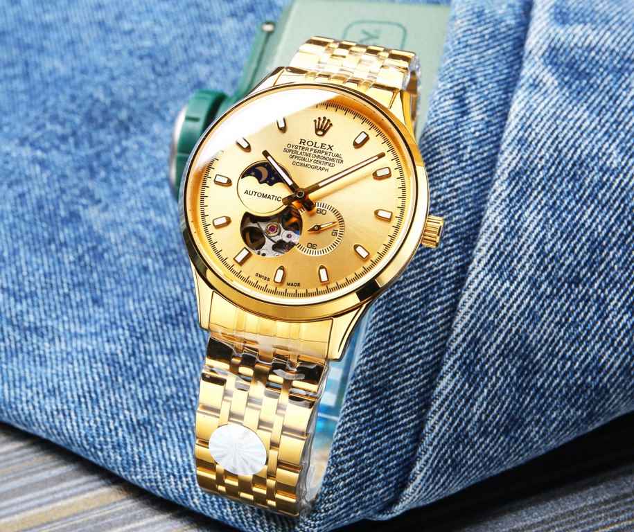 . (This product have been strictly waterproof pressure test, waterproof up to 120 meters  )Rolex, Sun, Moon and Stars series, equipped with the original imported 82S7 movement (0 return 0 after-sales), using super A stee