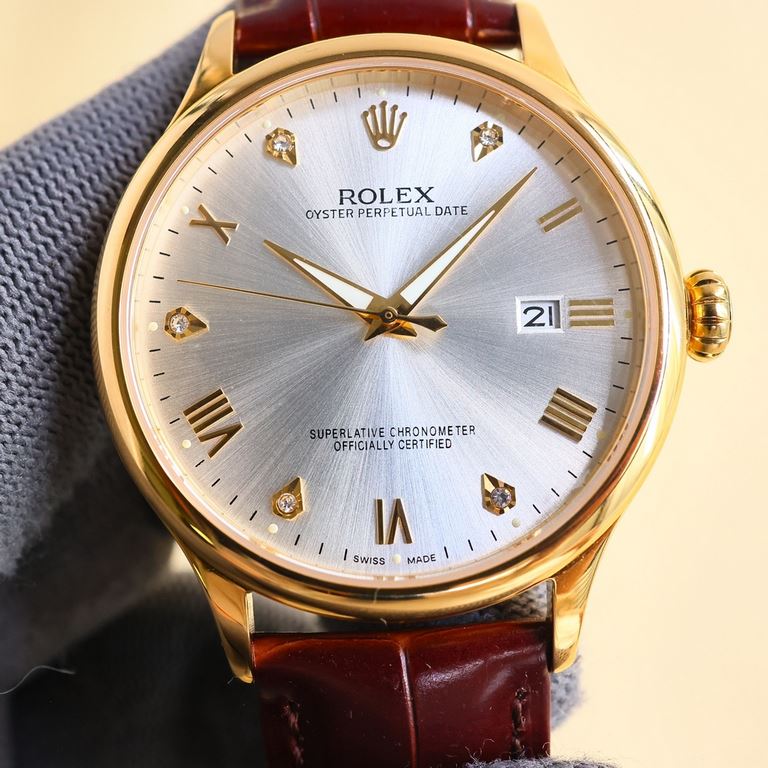 The new Rolex business watch is on the market!   Simple and elegant, business preferred! The watch is equipped with the original imported 9015 ultra-thin movement, 28,800 vibrations per hour, stable performance, zero rep